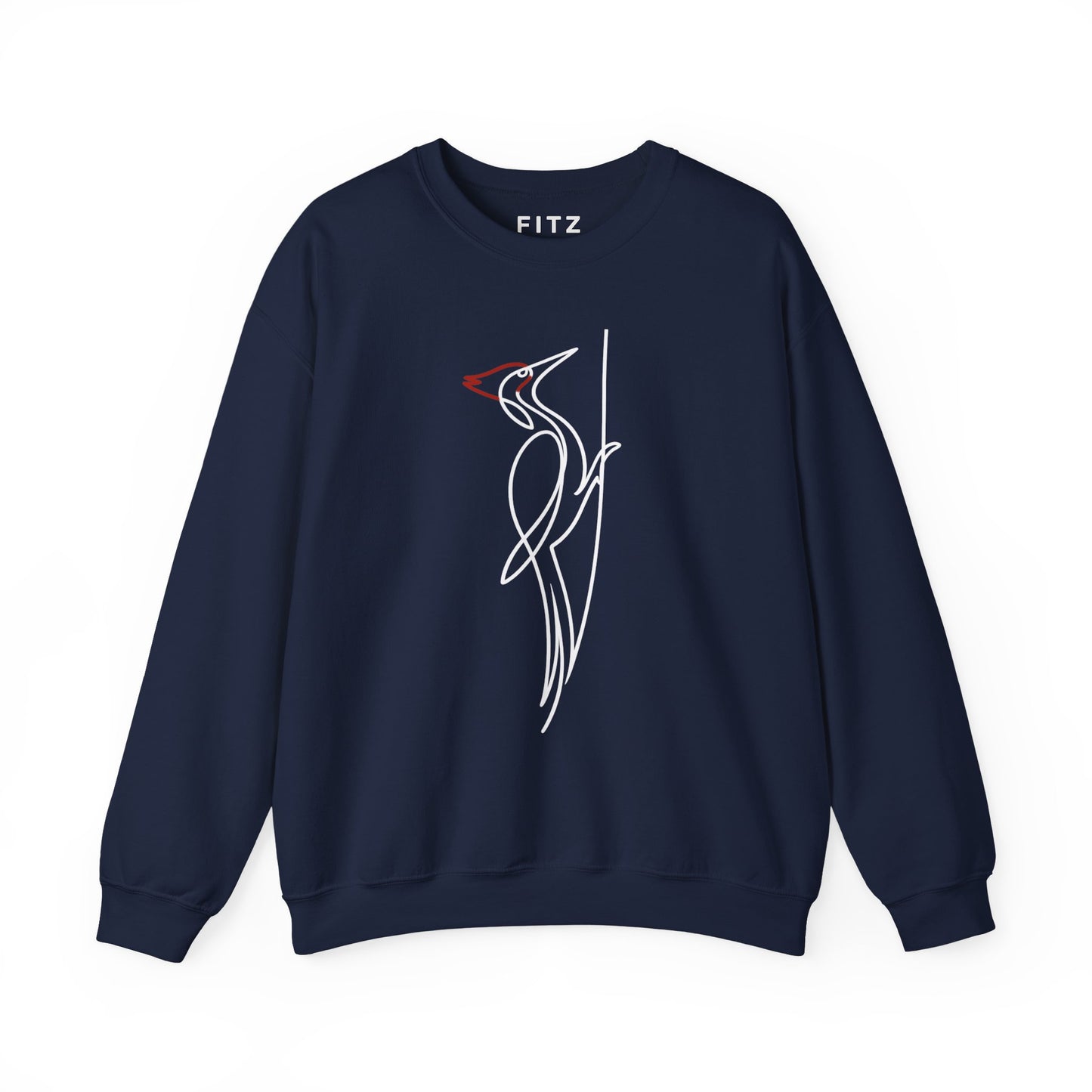 Pileated Woodpecker One Line Sweatshirt