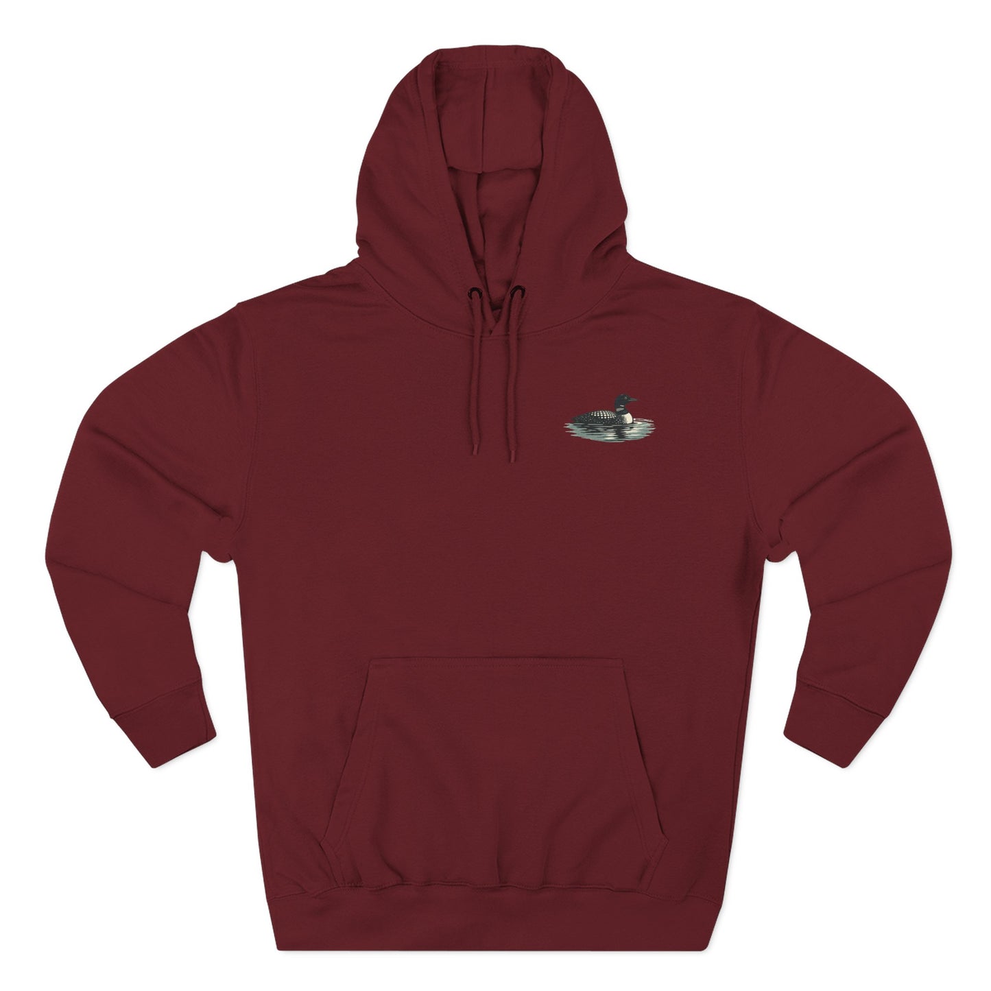 Loon Up North Michigan Hoodie - Back Print