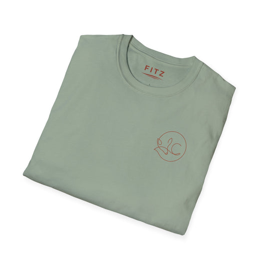 Fox One Line T-Shirt - Back Print