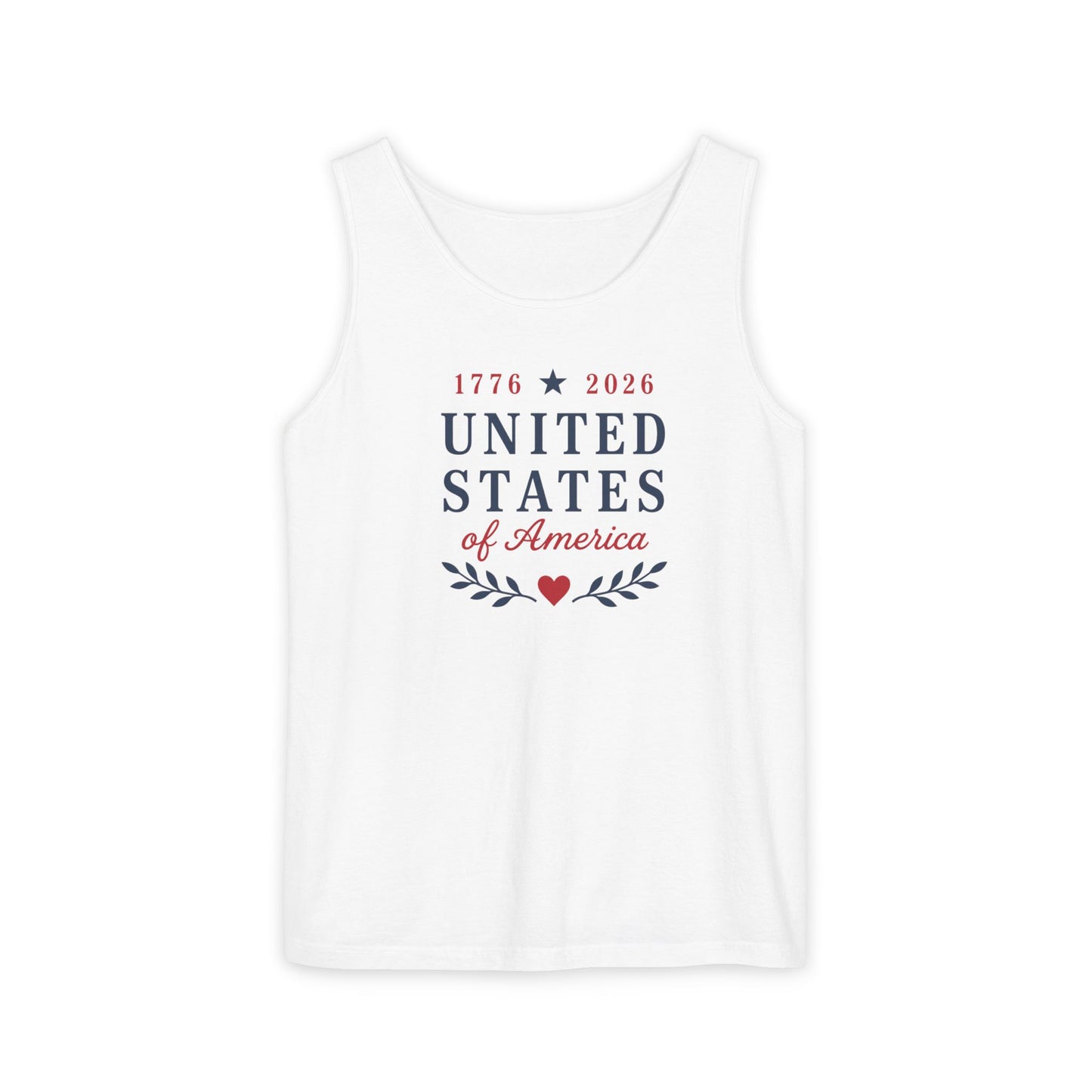 United States of America Tank Top - Heavyweight Comfort Colors