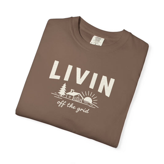 LIVIN off the Grid T-Shirt - Heavyweight Comfort Colors