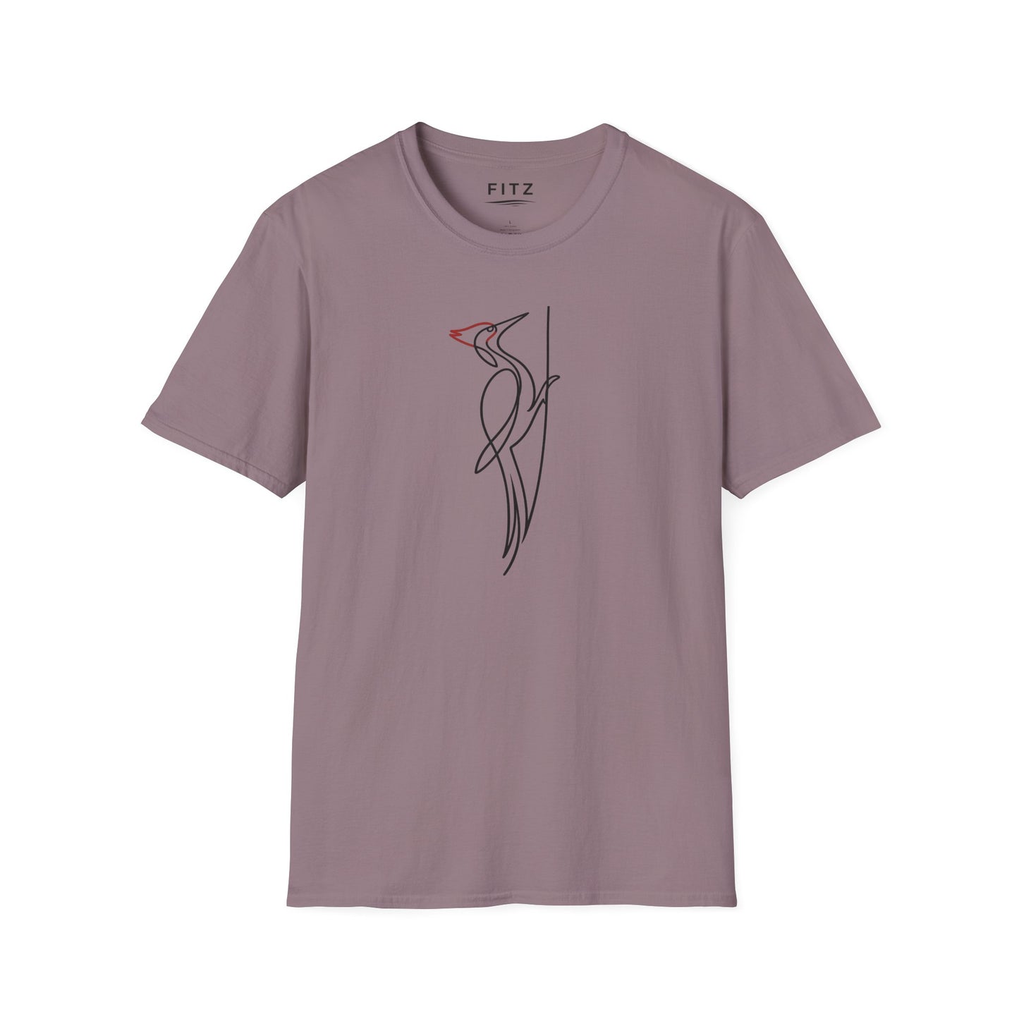 Pileated Woodpecker One Line T-Shirt