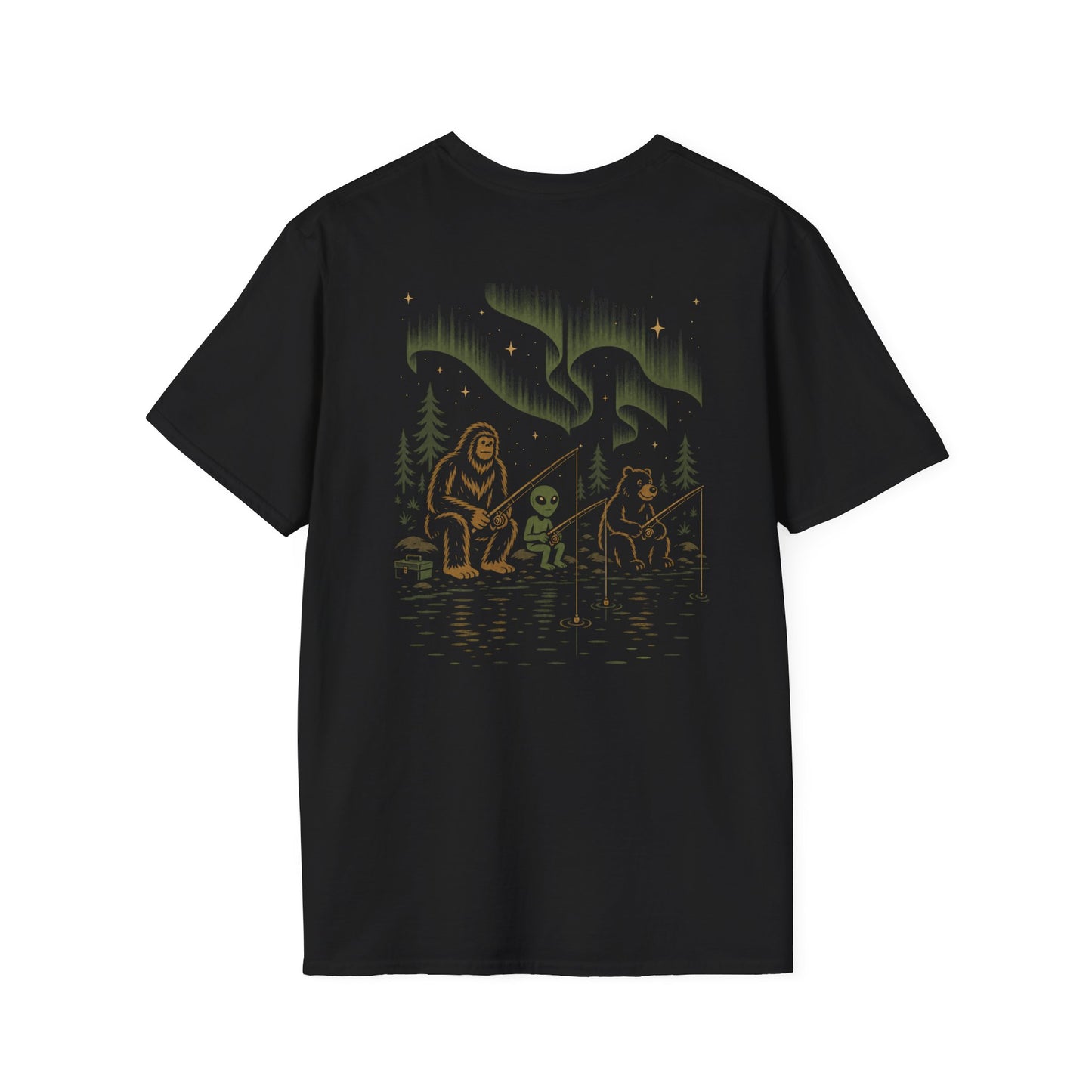 Gone Fishin T-Shirt - Back Print