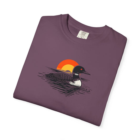 Loon at Sunset T-Shirt - Heavyweight Comfort Colors