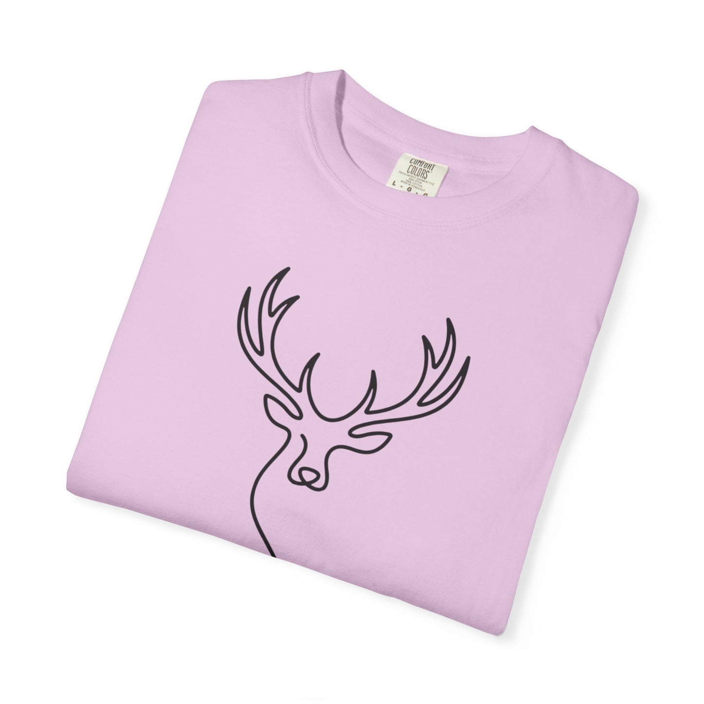 Elk One Line T-Shirt - Heavyweight Comfort Colors