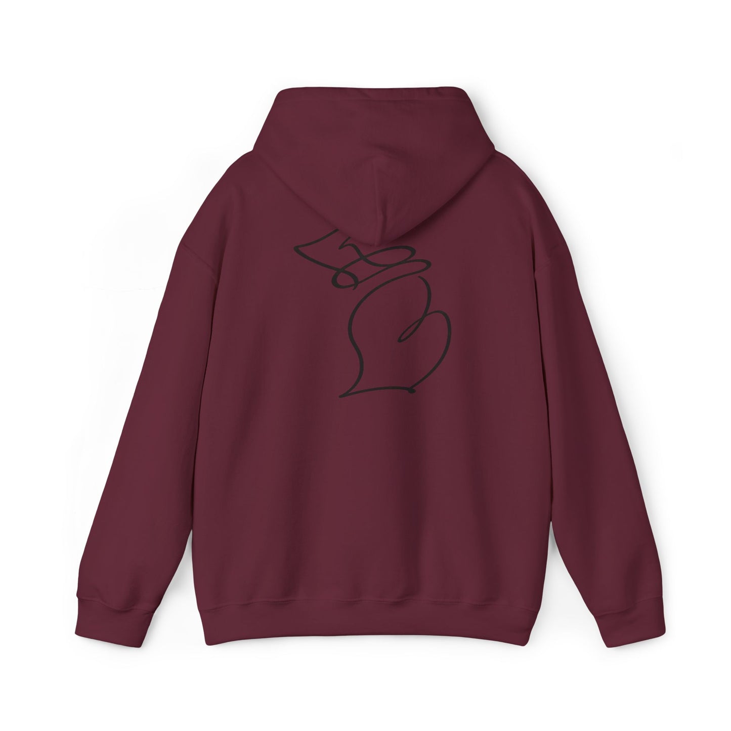 Michigan One Line Hoodie - Back Print