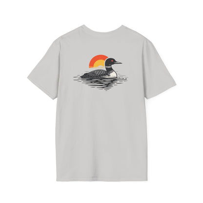 Loon at Sunset T-Shirt - Back Print