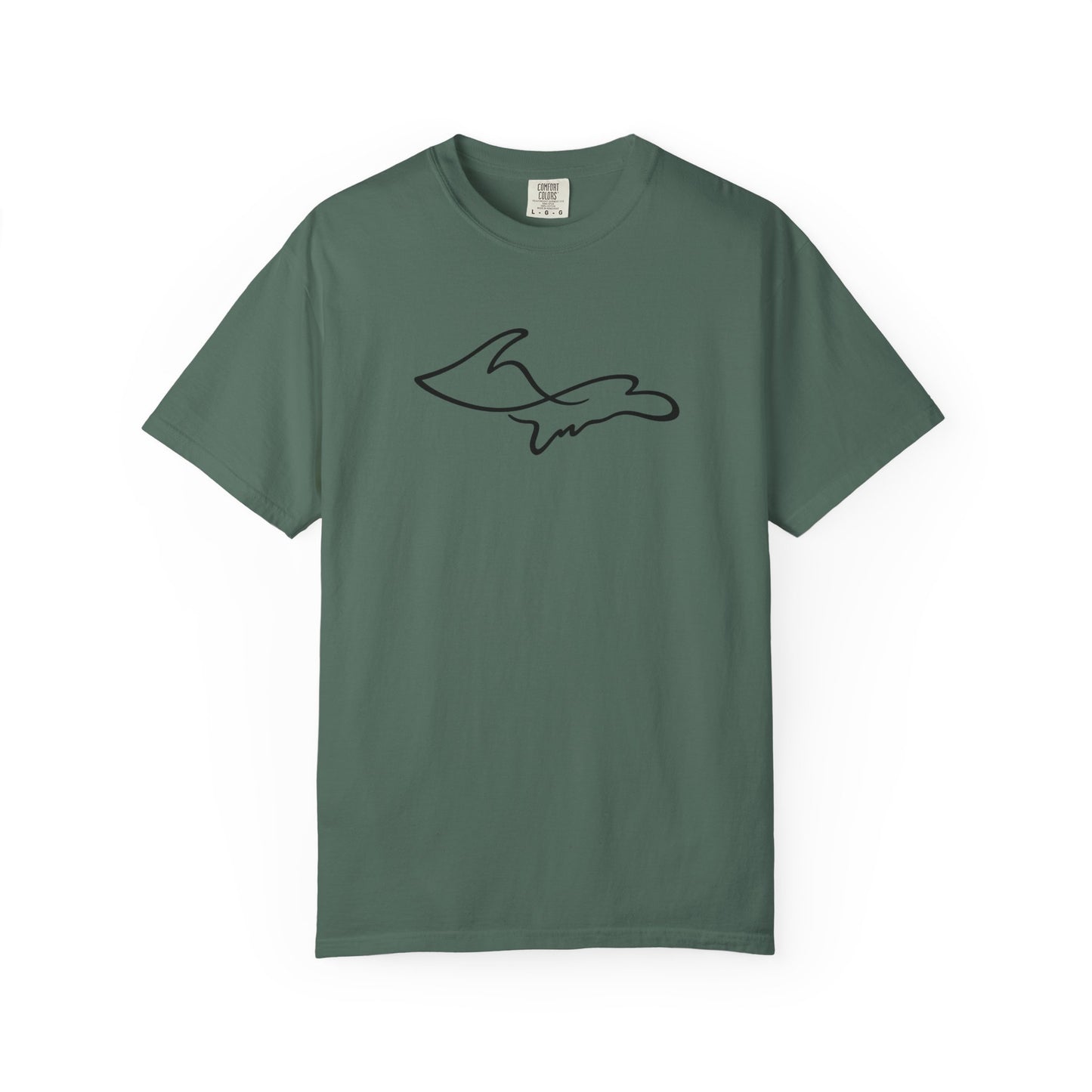 Upper Peninsula One Line T-Shirt - Heavyweight Comfort Colors