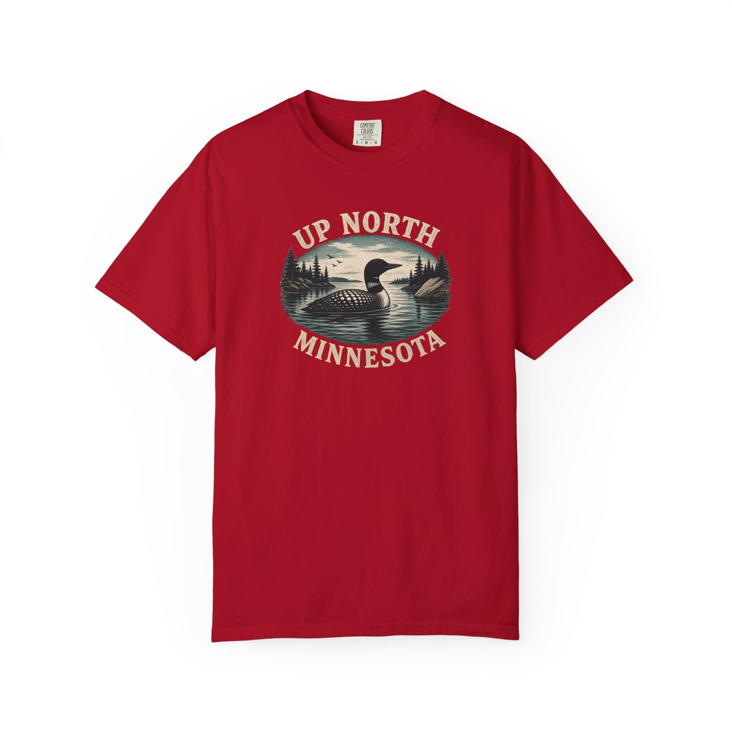 Loon Up North Minnesota T-Shirt - Heavyweight Comfort Colors