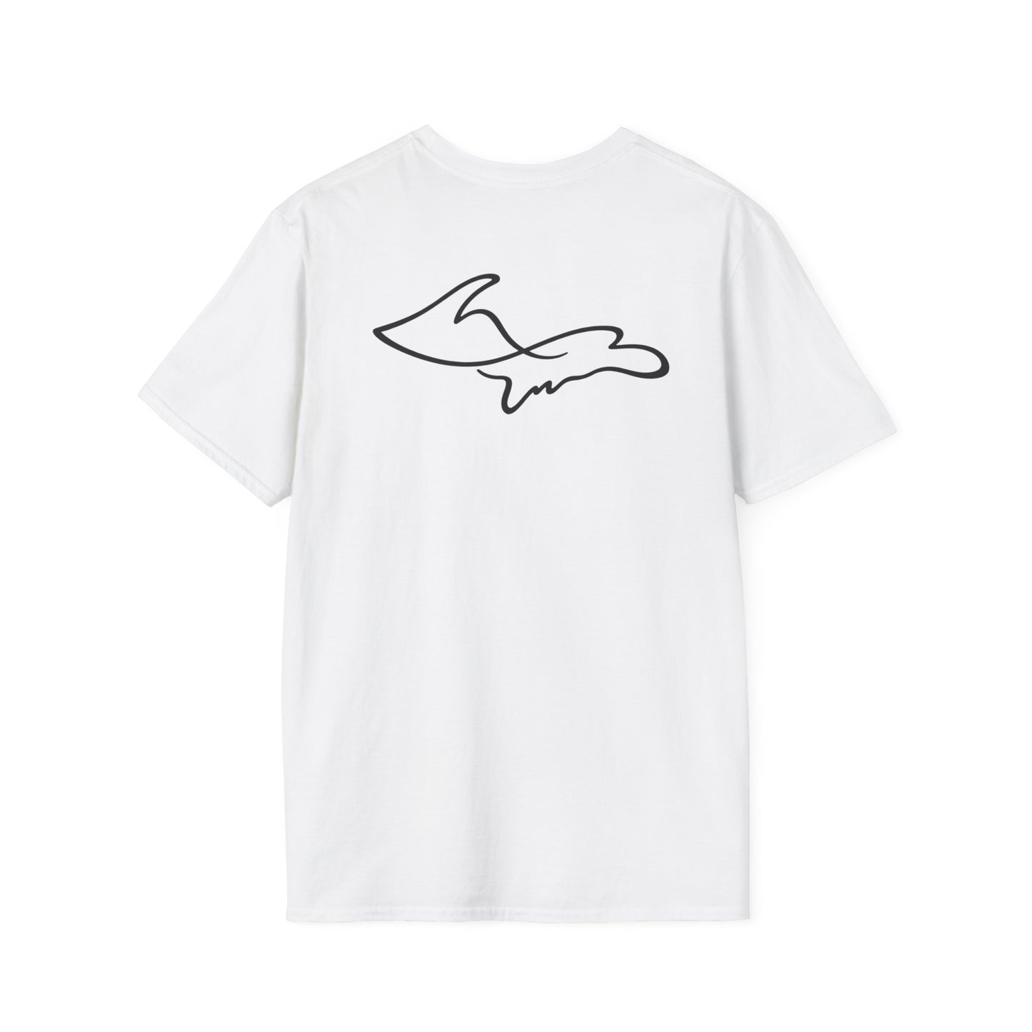 Upper Peninsula One Line T-Shirt - Back Print
