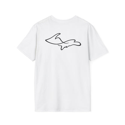 Upper Peninsula One Line T-Shirt - Back Print