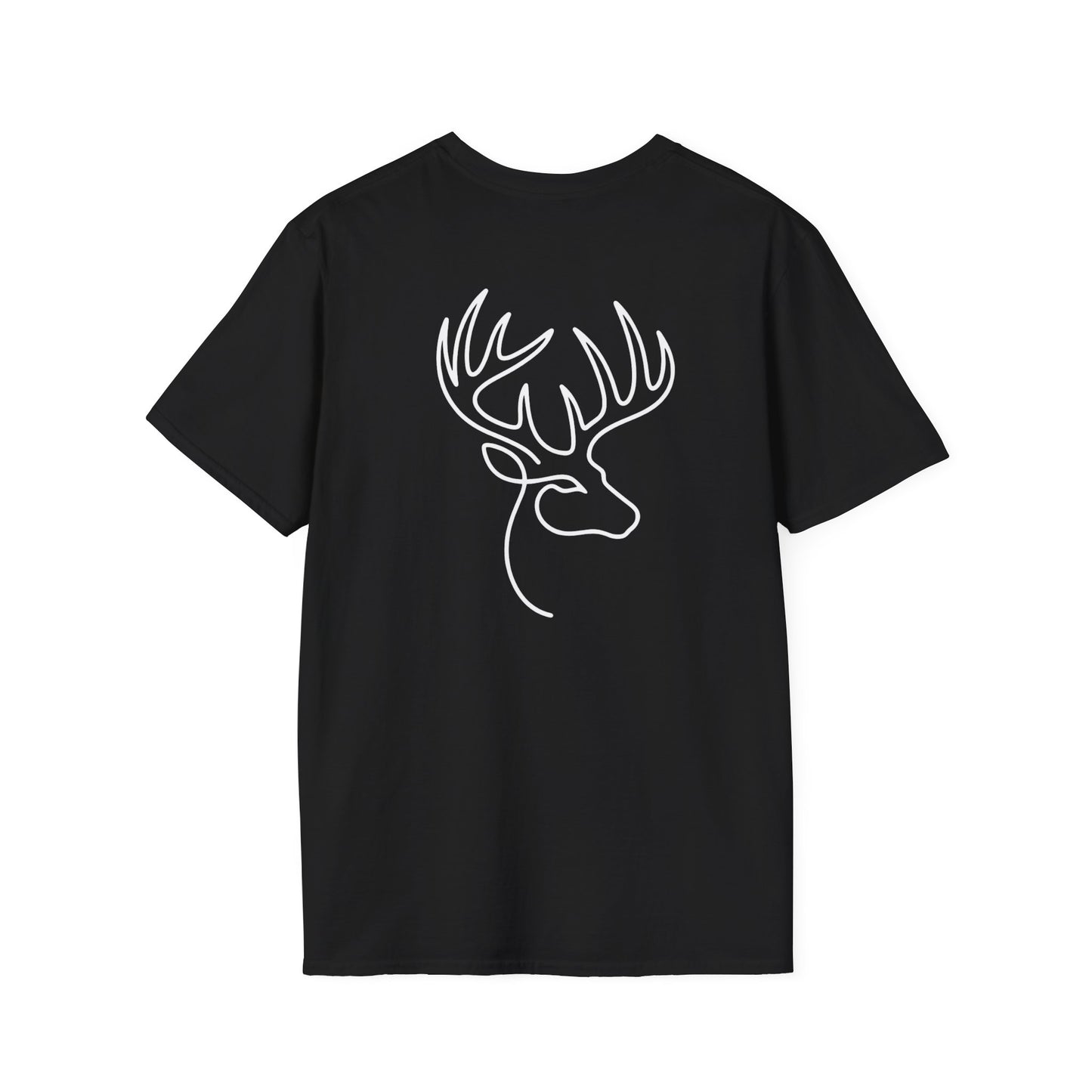White-tailed One Line T-Shirt - Back Print