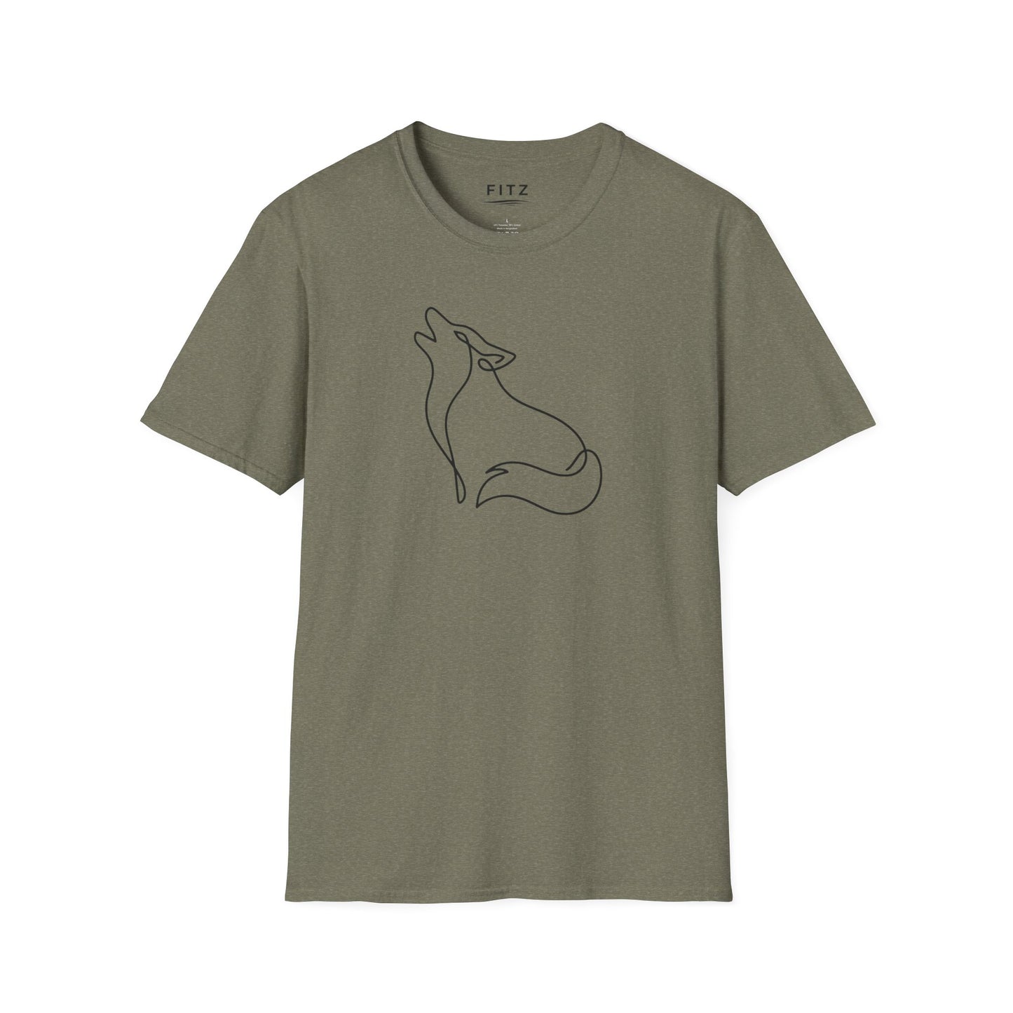 Wolf One Line T-Shirt