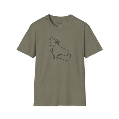 Wolf One Line T-Shirt