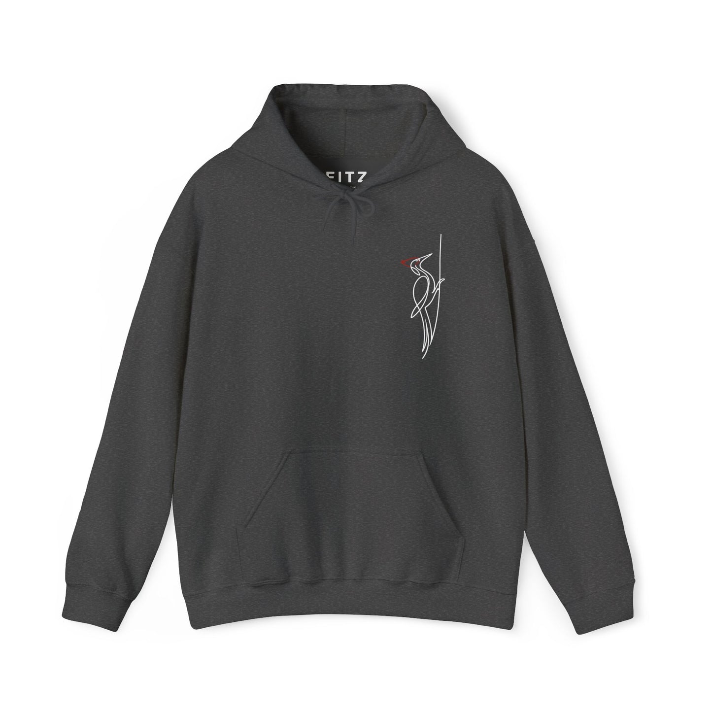 Pileated Woodpecker One Line Hoodie