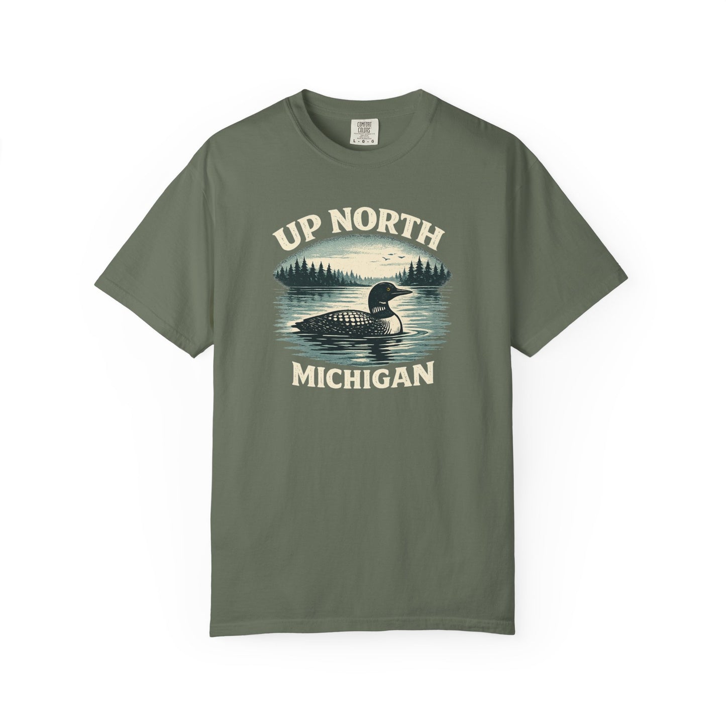 Loon Up North Michigan T-Shirt - Heavyweight Comfort Colors
