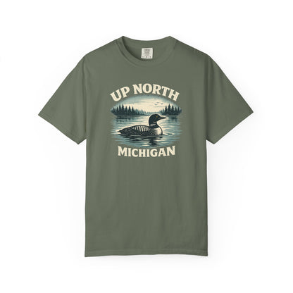 Loon Up North Michigan T-Shirt - Heavyweight Comfort Colors