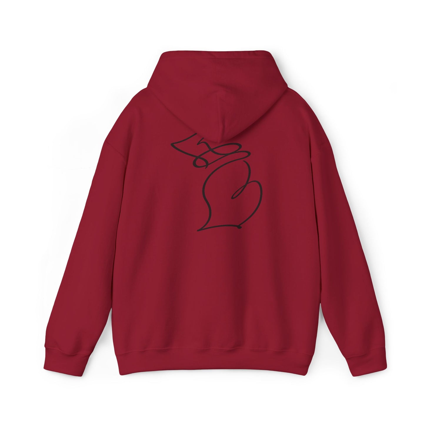 Michigan One Line Hoodie - Back Print