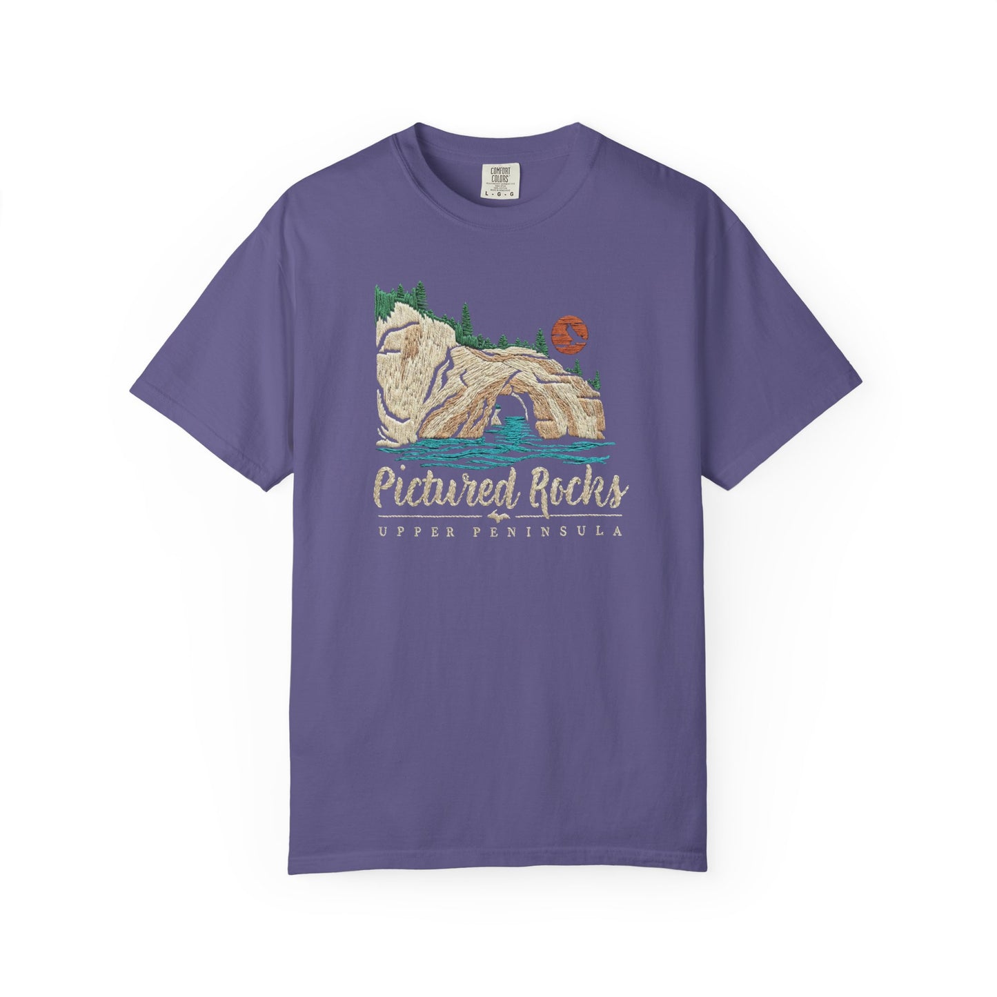 Pictured Rocks Lover's Leap T-Shirt - Heavyweight Comfort Colors