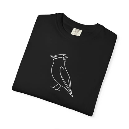 Cedar Waxwing Line T-Shirt - Heavyweight Comfort Colors