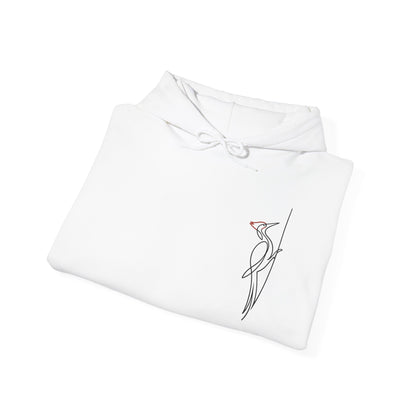 Pileated Woodpecker One Line Hoodie