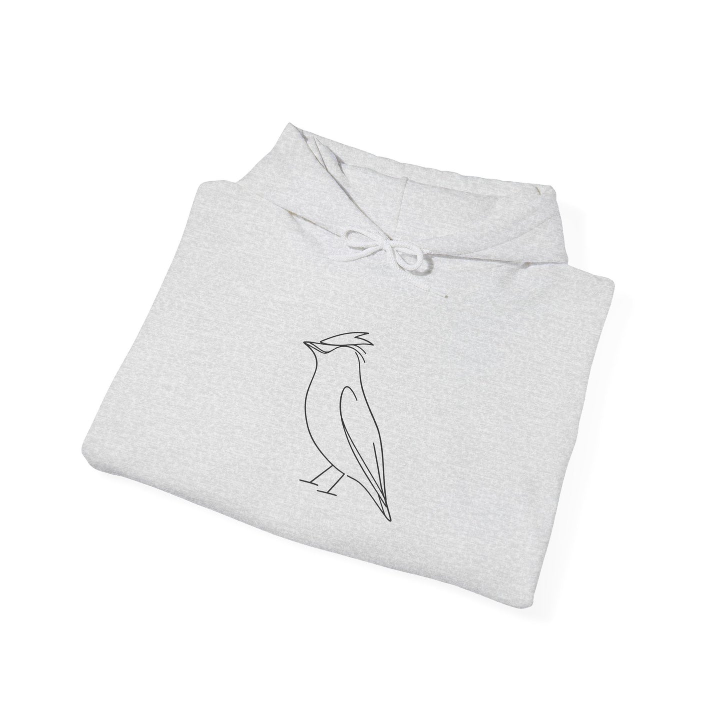 Cedar Waxwing Line Hoodie