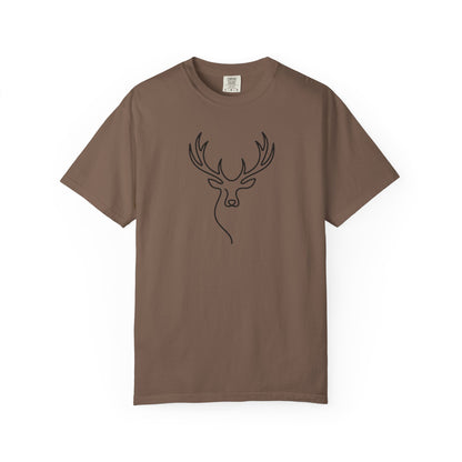 Elk One Line T-Shirt - Heavyweight Comfort Colors