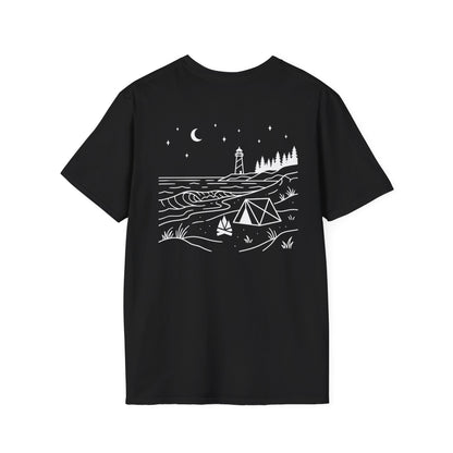 Beach Camping T-Shirt - Back Print