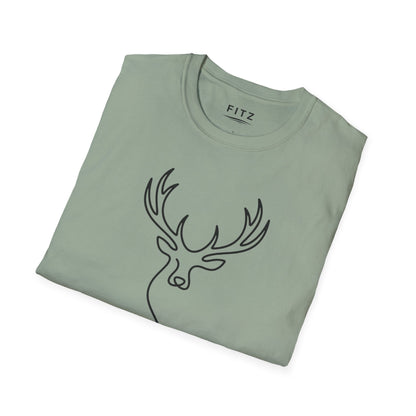 Elk One Line T-Shirt