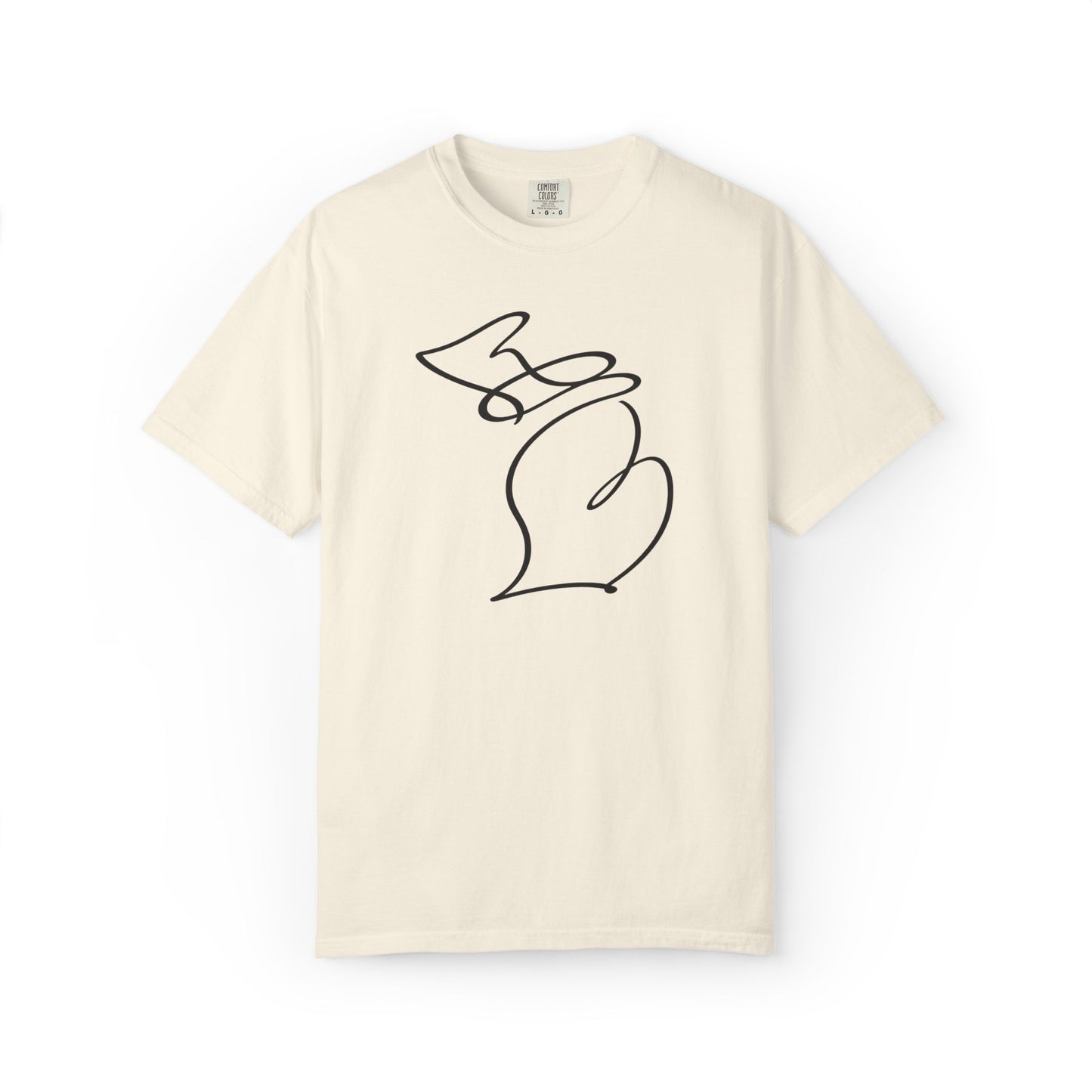 Michigan One Line T-Shirt - Heavyweight Comfort Colors