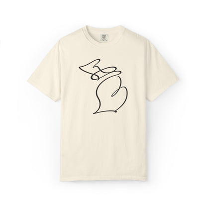 Michigan One Line T-Shirt - Heavyweight Comfort Colors