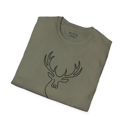 Elk One Line T-Shirt