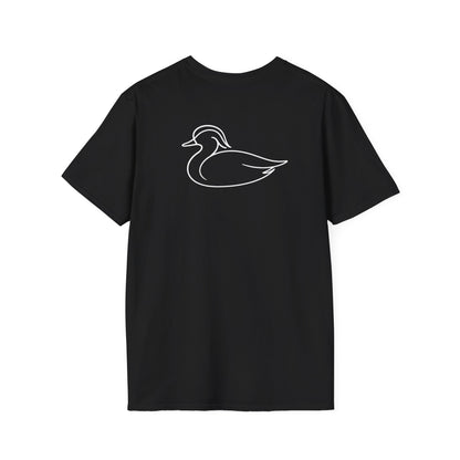 Wood Duck One Line T-Shirt - Back Print
