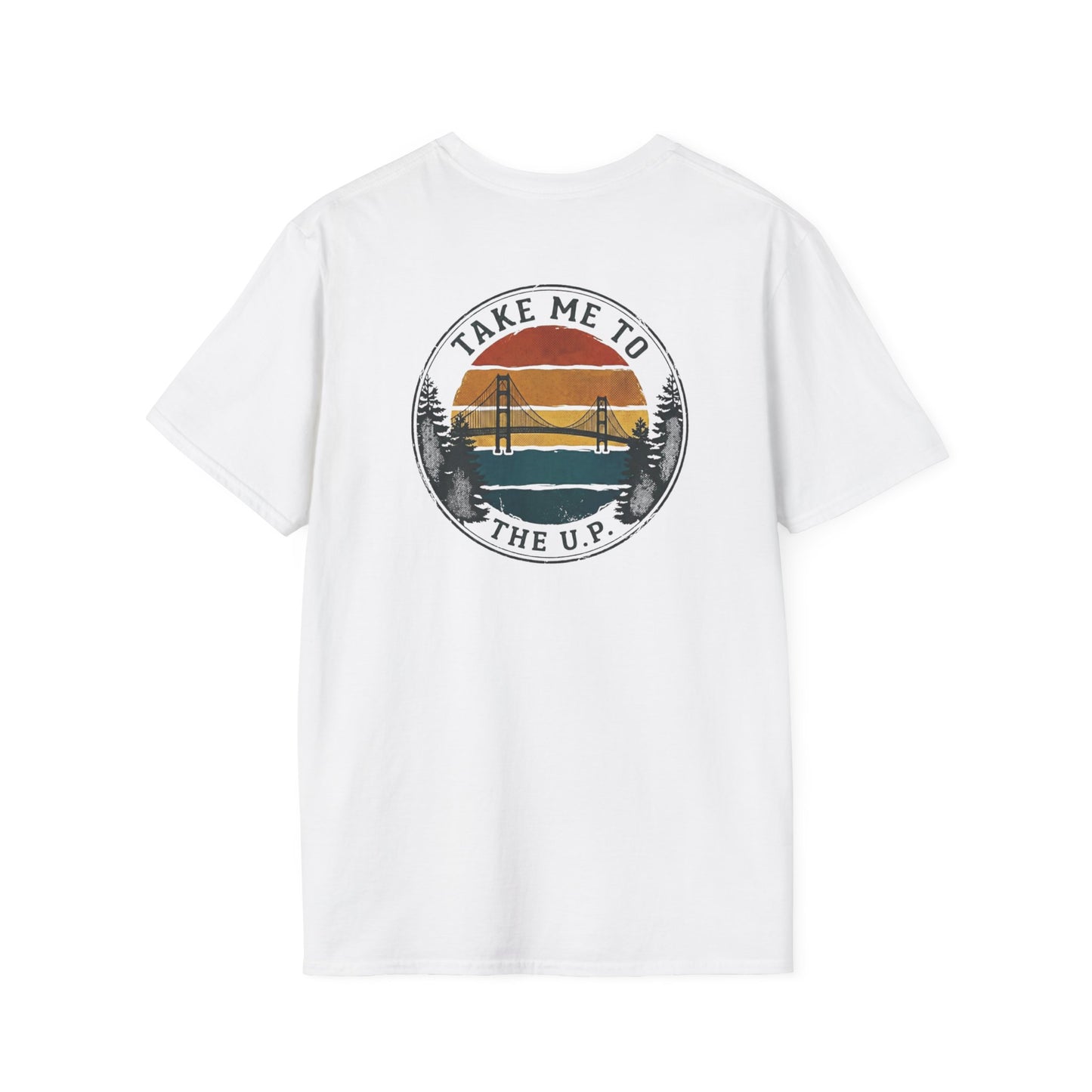 Take Me to the U.P. Sunset T-Shirt - Back Print