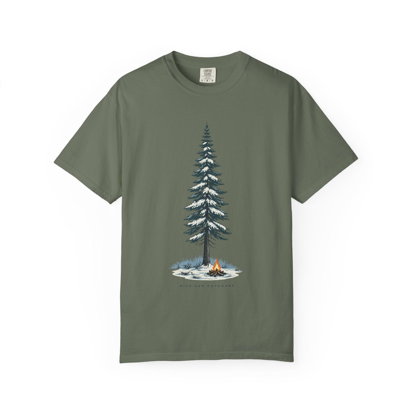 Michigan Outdoors T-Shirt - Heavyweight Comfort Colors