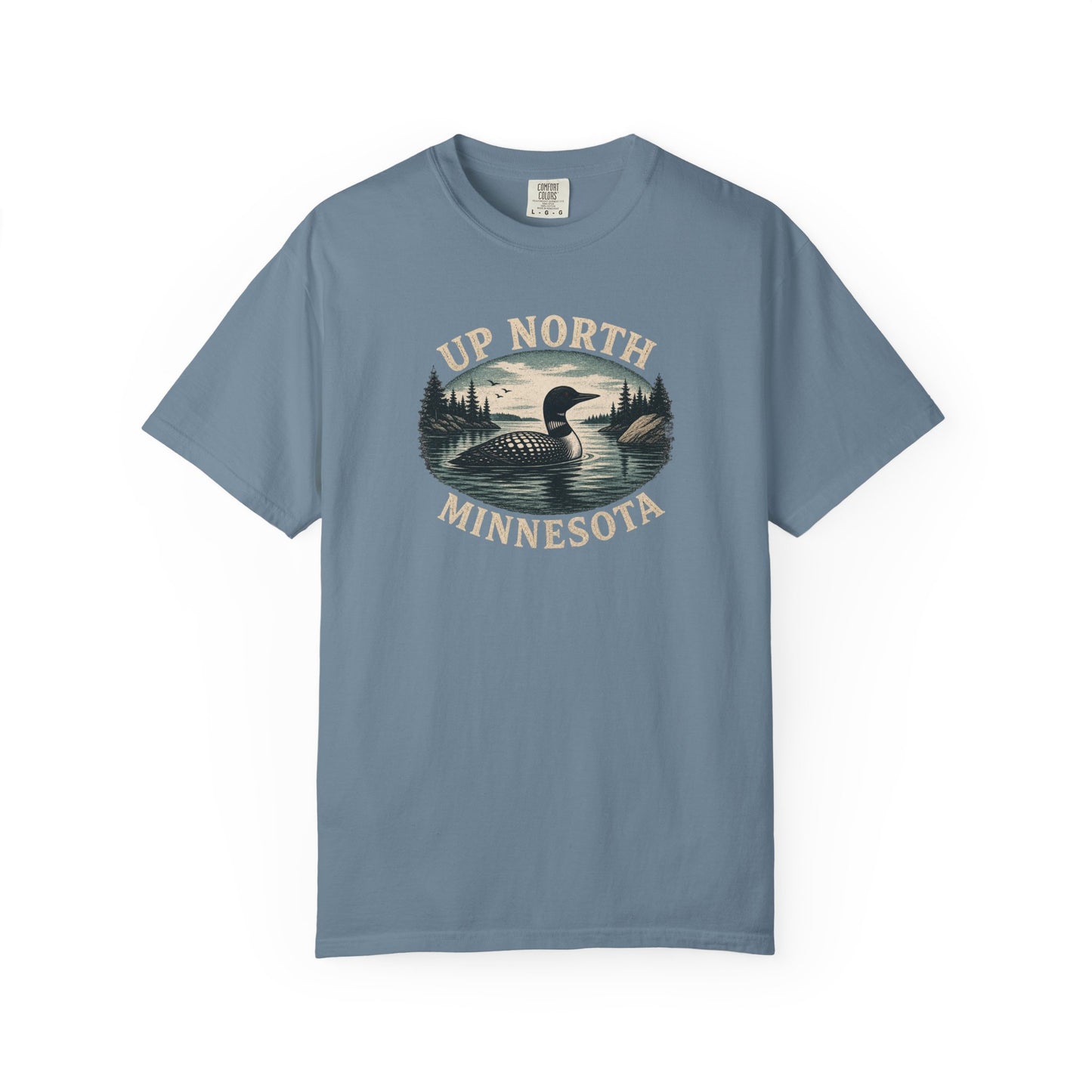 Loon Up North Minnesota T-Shirt - Heavyweight Comfort Colors