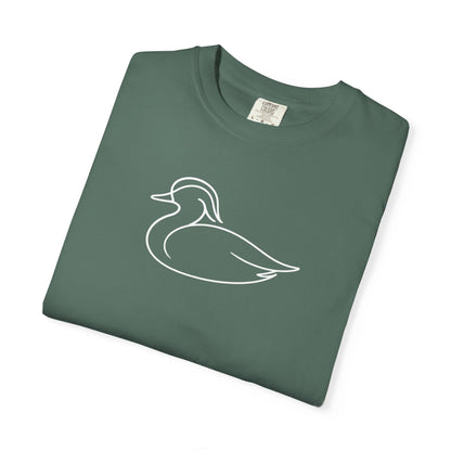 Wood Duck One Line T-Shirt - Heavyweight Comfort Colors