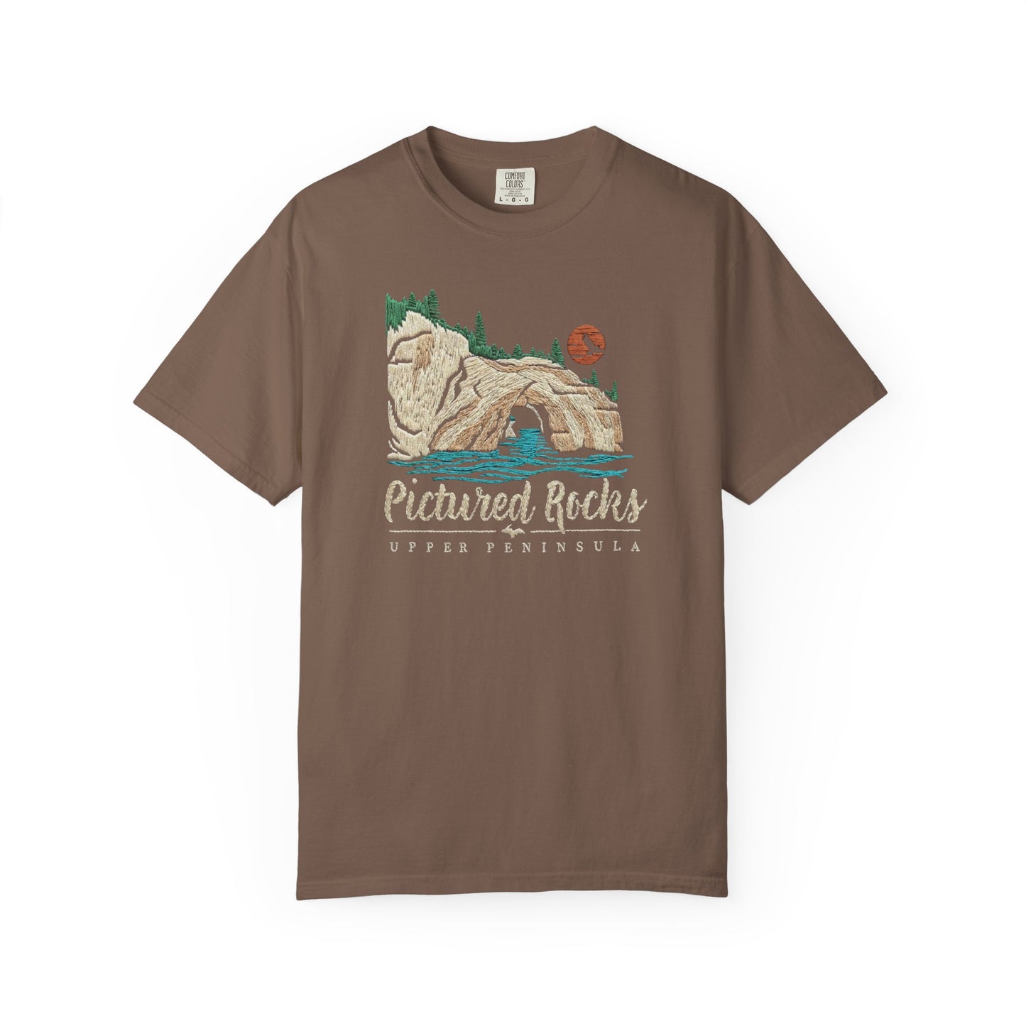 Pictured Rocks Lover's Leap T-Shirt - Heavyweight Comfort Colors
