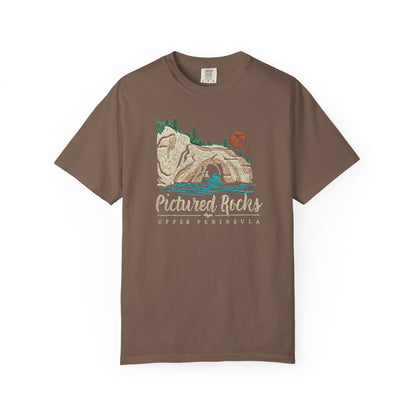 Pictured Rocks Lover's Leap T-Shirt - Heavyweight Comfort Colors