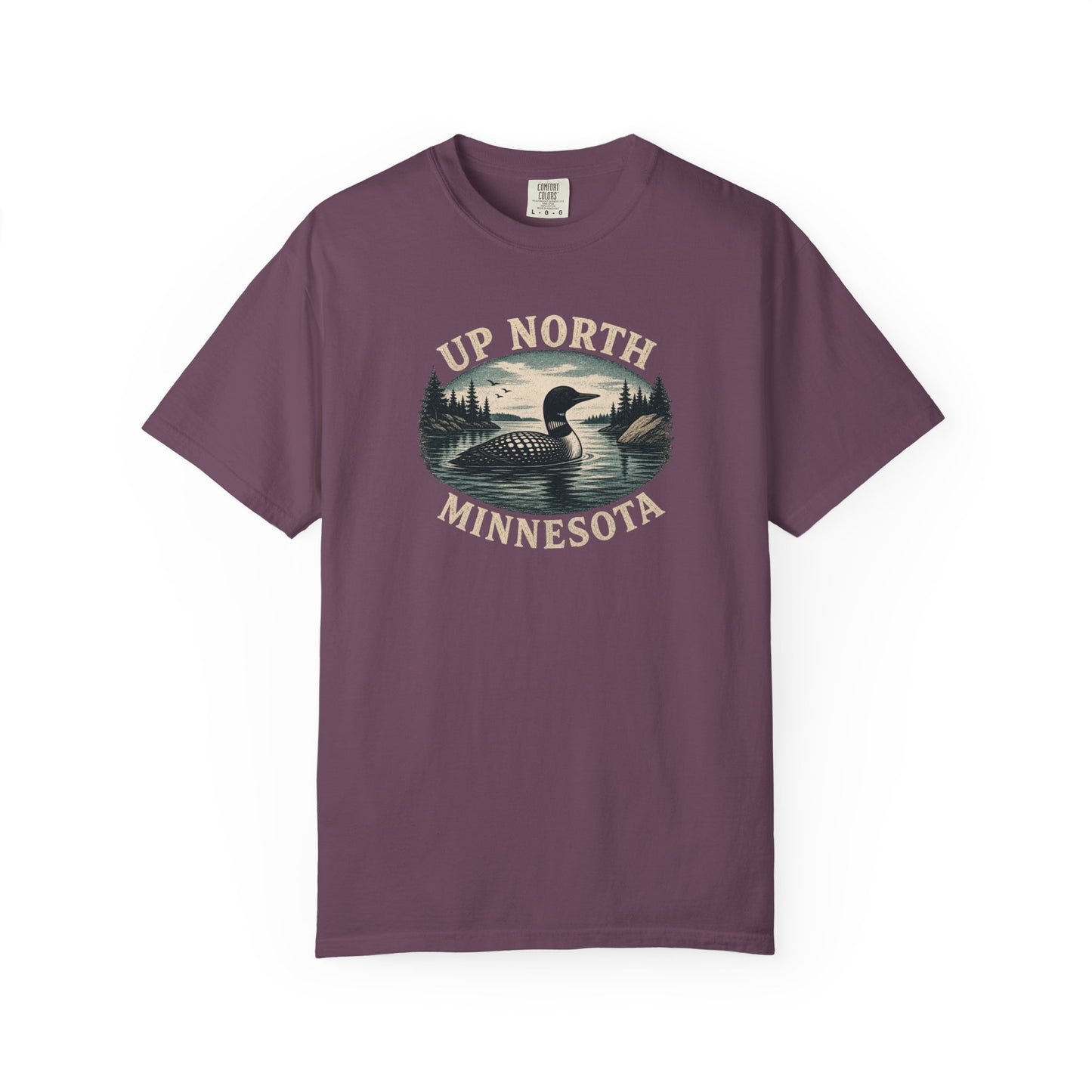 Loon Up North Minnesota T-Shirt - Heavyweight Comfort Colors