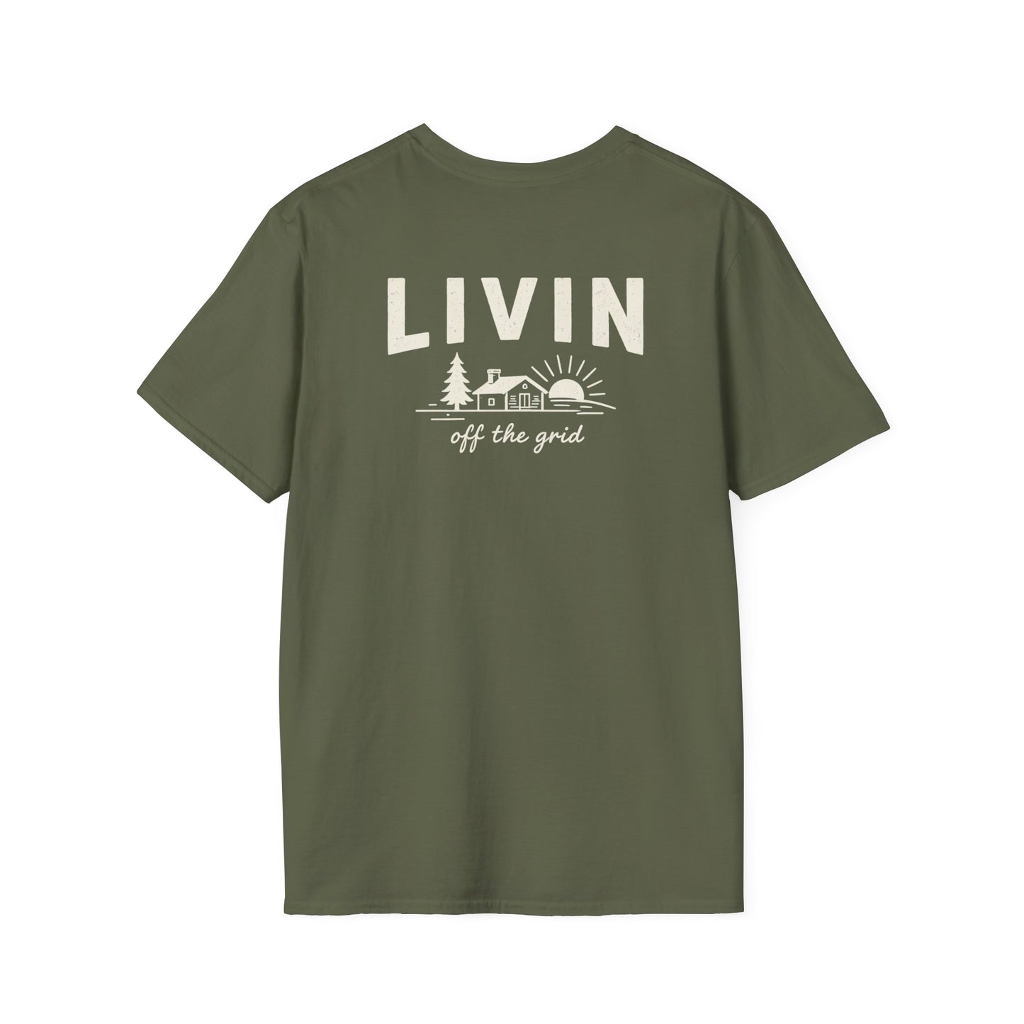 LIVIN off the Grid T-Shirt - Back Print