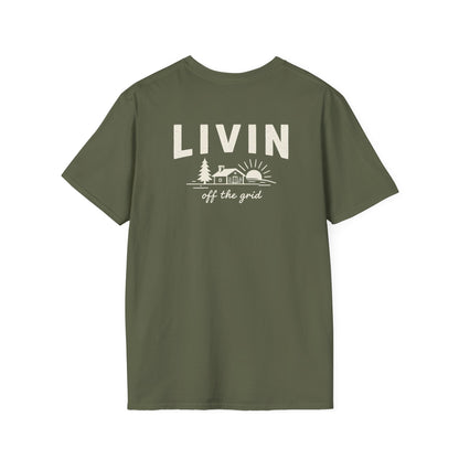 LIVIN off the Grid T-Shirt - Back Print