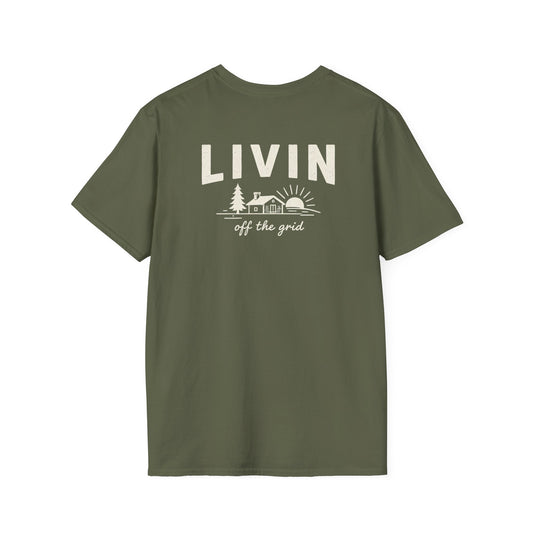 LIVIN off the Grid T-Shirt - Back Print