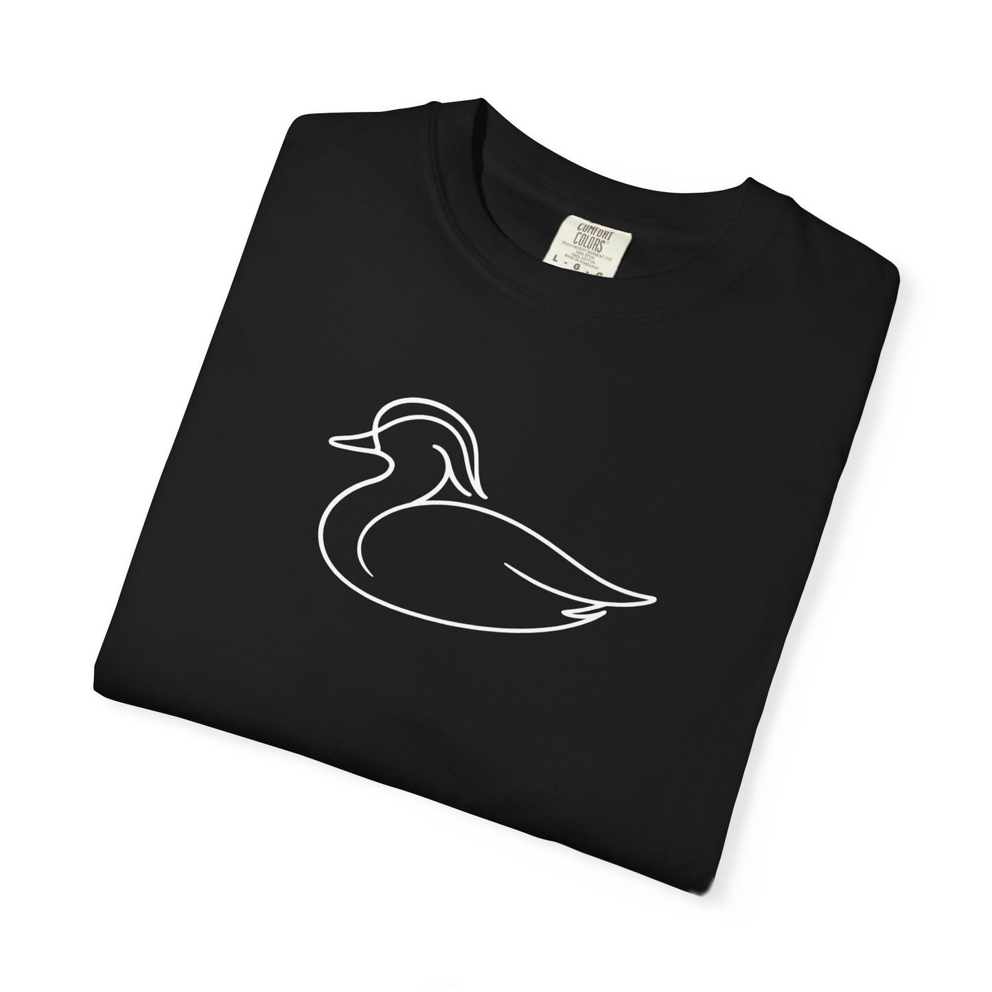 Wood Duck One Line T-Shirt - Heavyweight Comfort Colors