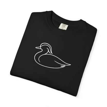 Wood Duck One Line T-Shirt - Heavyweight Comfort Colors