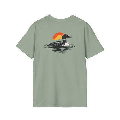 Loon at Sunset T-Shirt - Back Print
