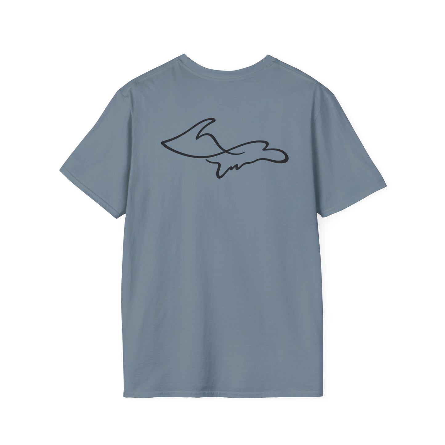 Upper Peninsula One Line T-Shirt - Back Print