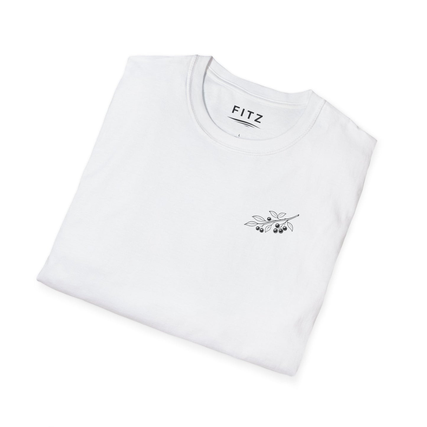 Cedar Waxwing Line T-Shirt - Back Print