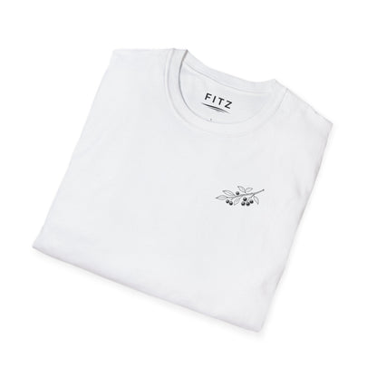 Cedar Waxwing Line T-Shirt - Back Print