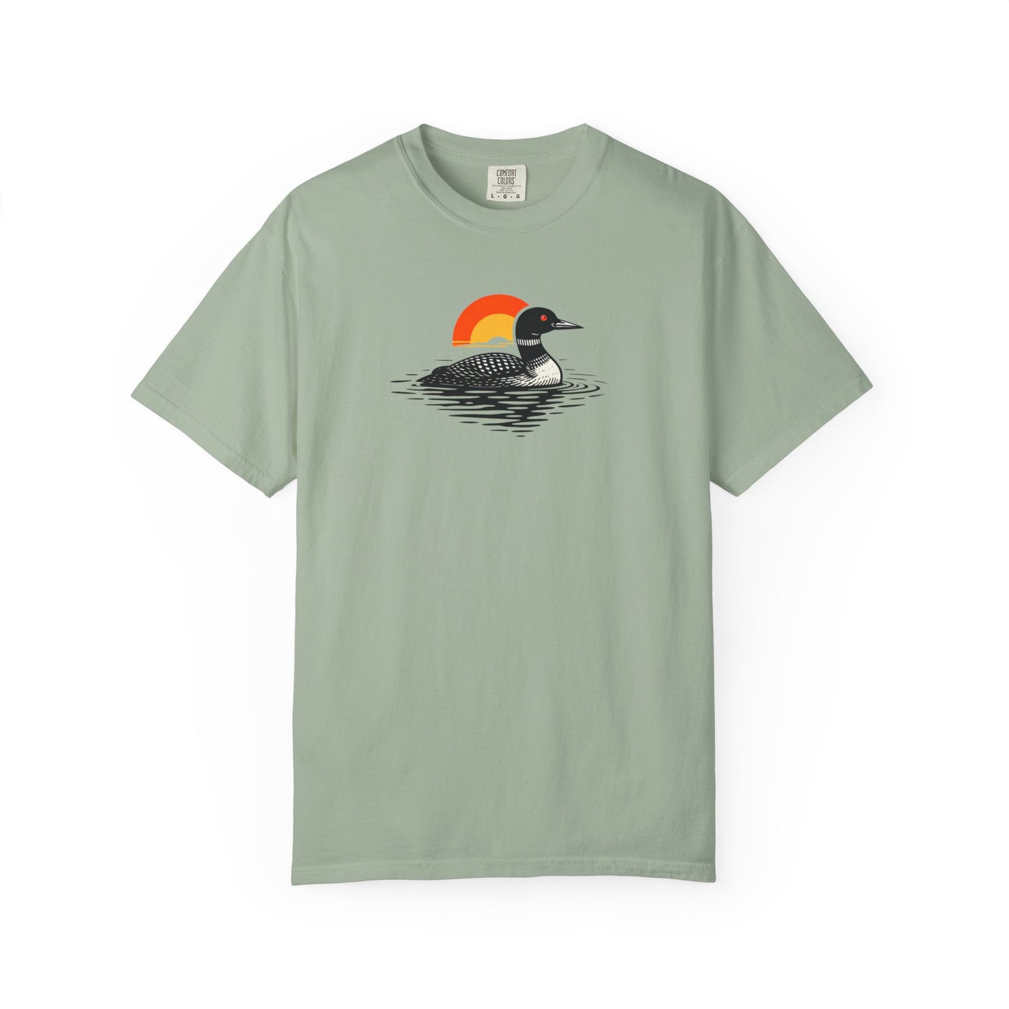 Loon at Sunset T-Shirt - Heavyweight Comfort Colors
